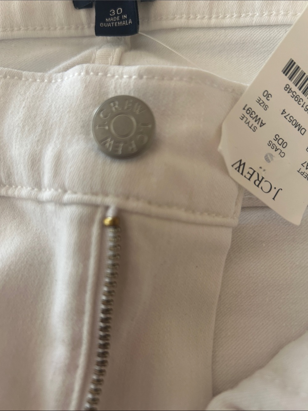 J CREW WHITE JEANS💋NWT - Picture 8 of 11